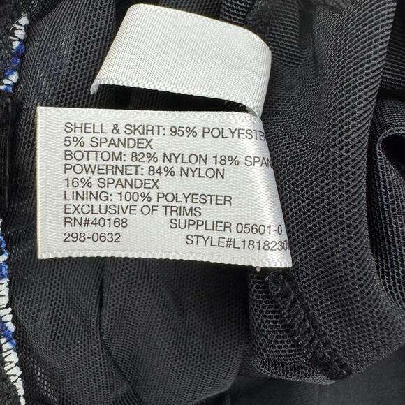 St. John's Bay Pool Beach Vacation Swim Dress With Tie Women's Size 18W - Picture 9 of 11